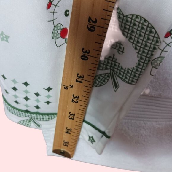 Hello Kitty Printed Pajama Set For Women Button-Up Top & Elastic Waist Pants Siz - Picture 8 of 15